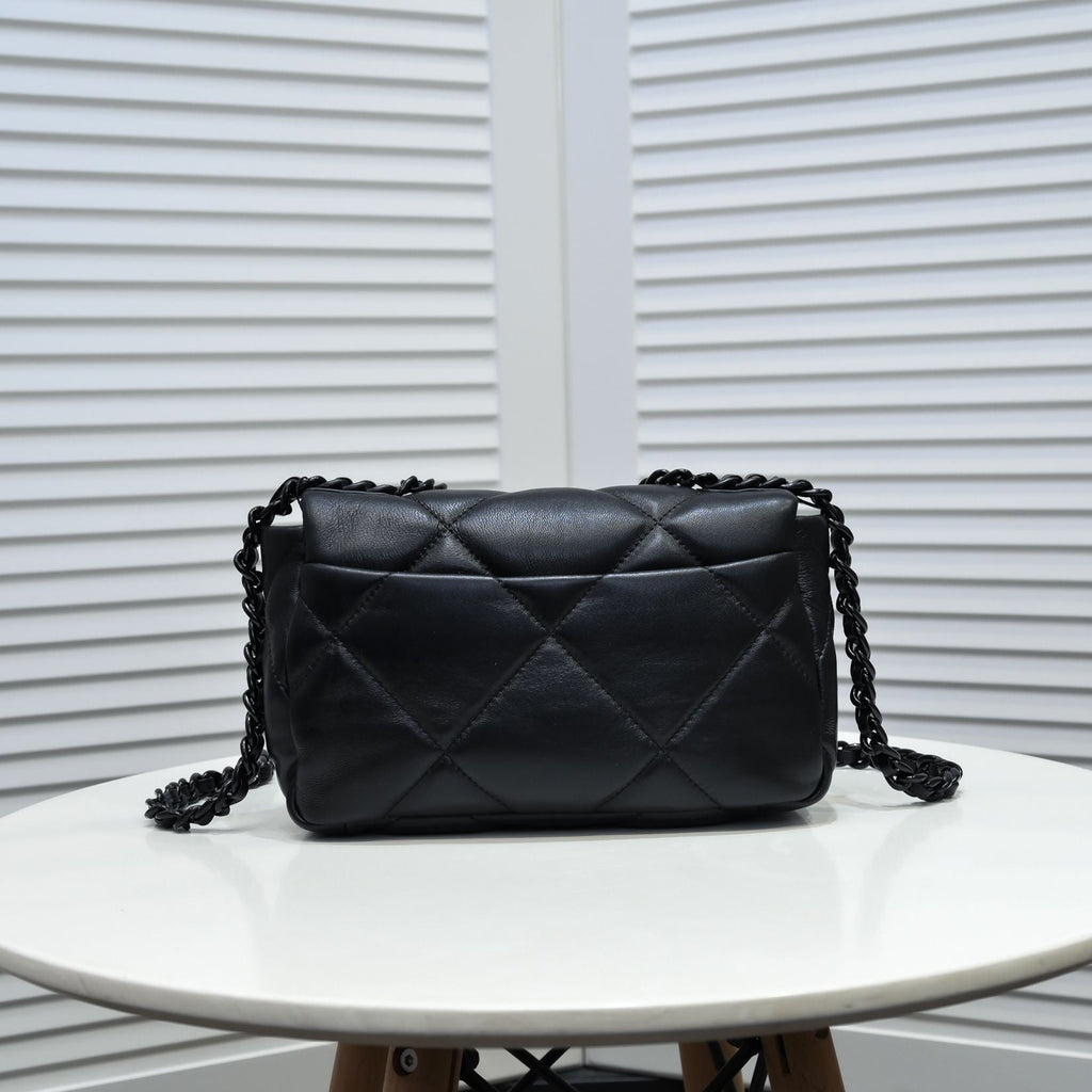 Chanel 19 Flap Bag 26cm All Black