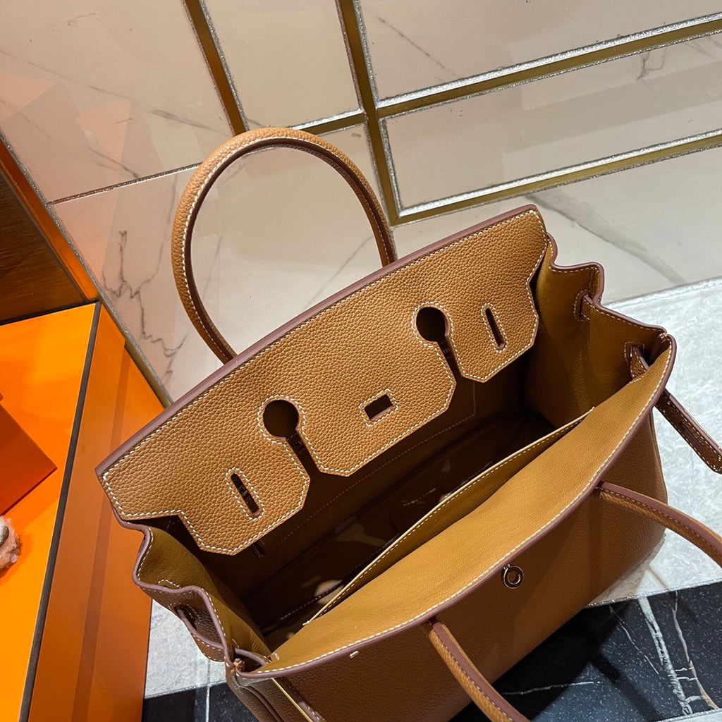 Hermes Birkin 30cm Gold Togo Leather Gold Hardware Bag