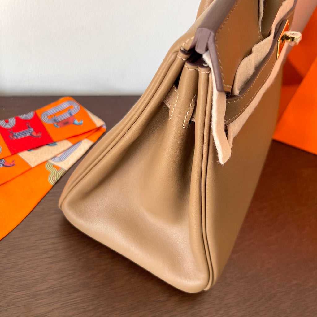Hermes Birkin 30cm Beige Swift Leather Gold Hardware Bag