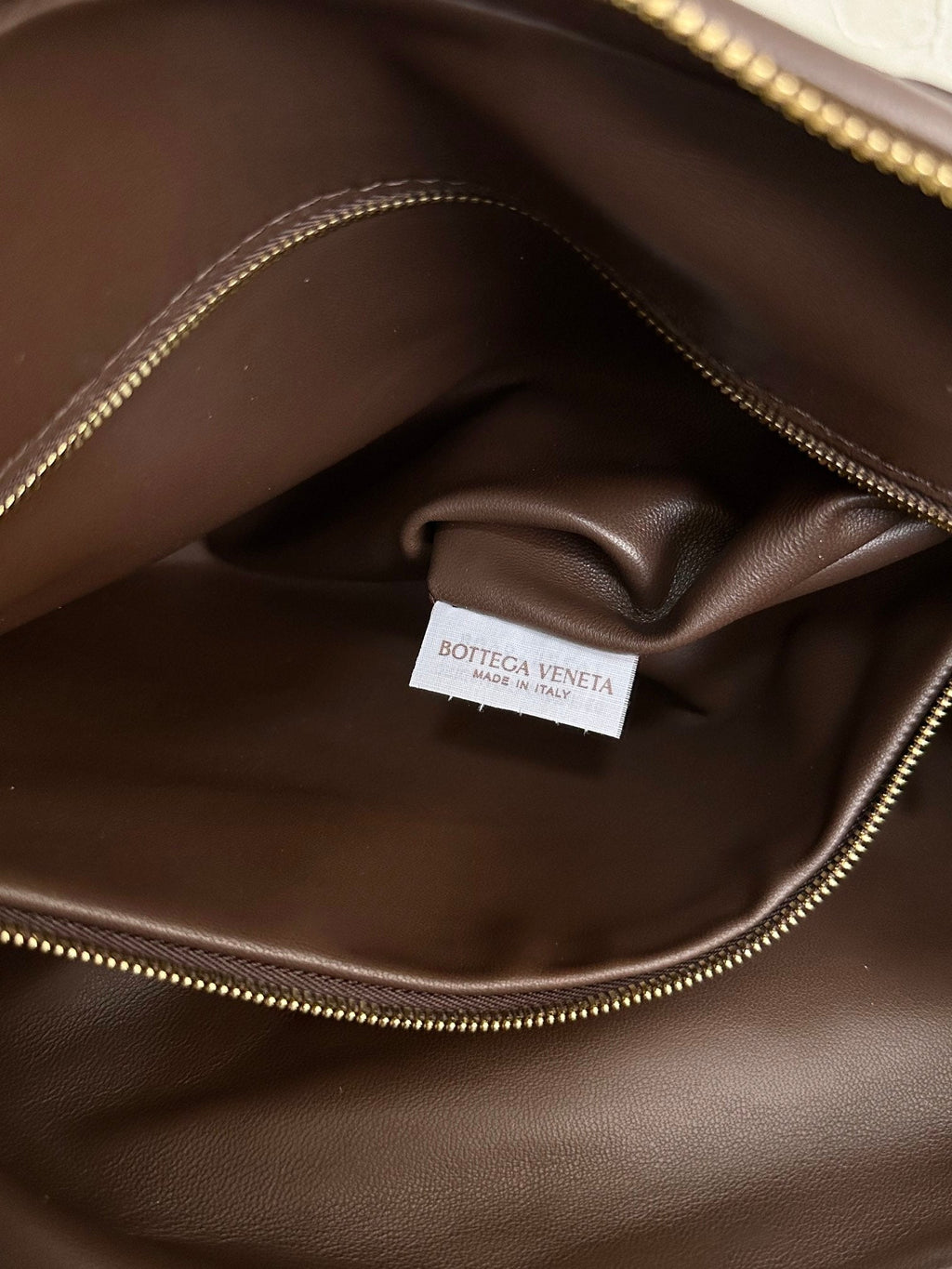 Bottega Veneta Small Jodie 48cm Chocolate Suede Leather Bag