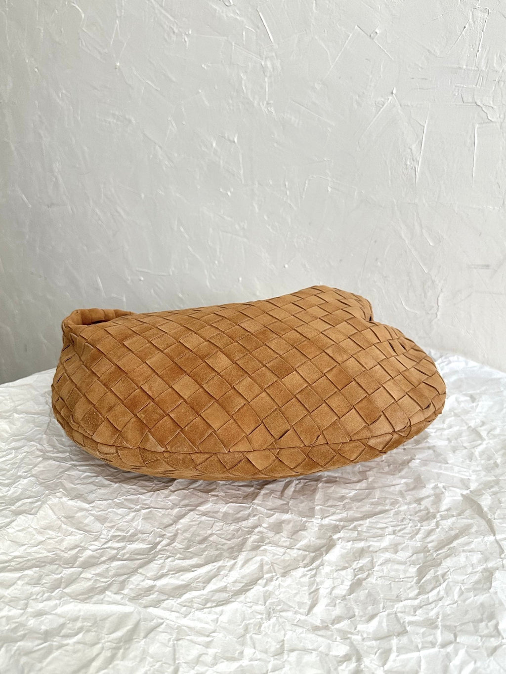 Bottega Veneta Teen Jodie 36cm Brown Suede Leather Bag