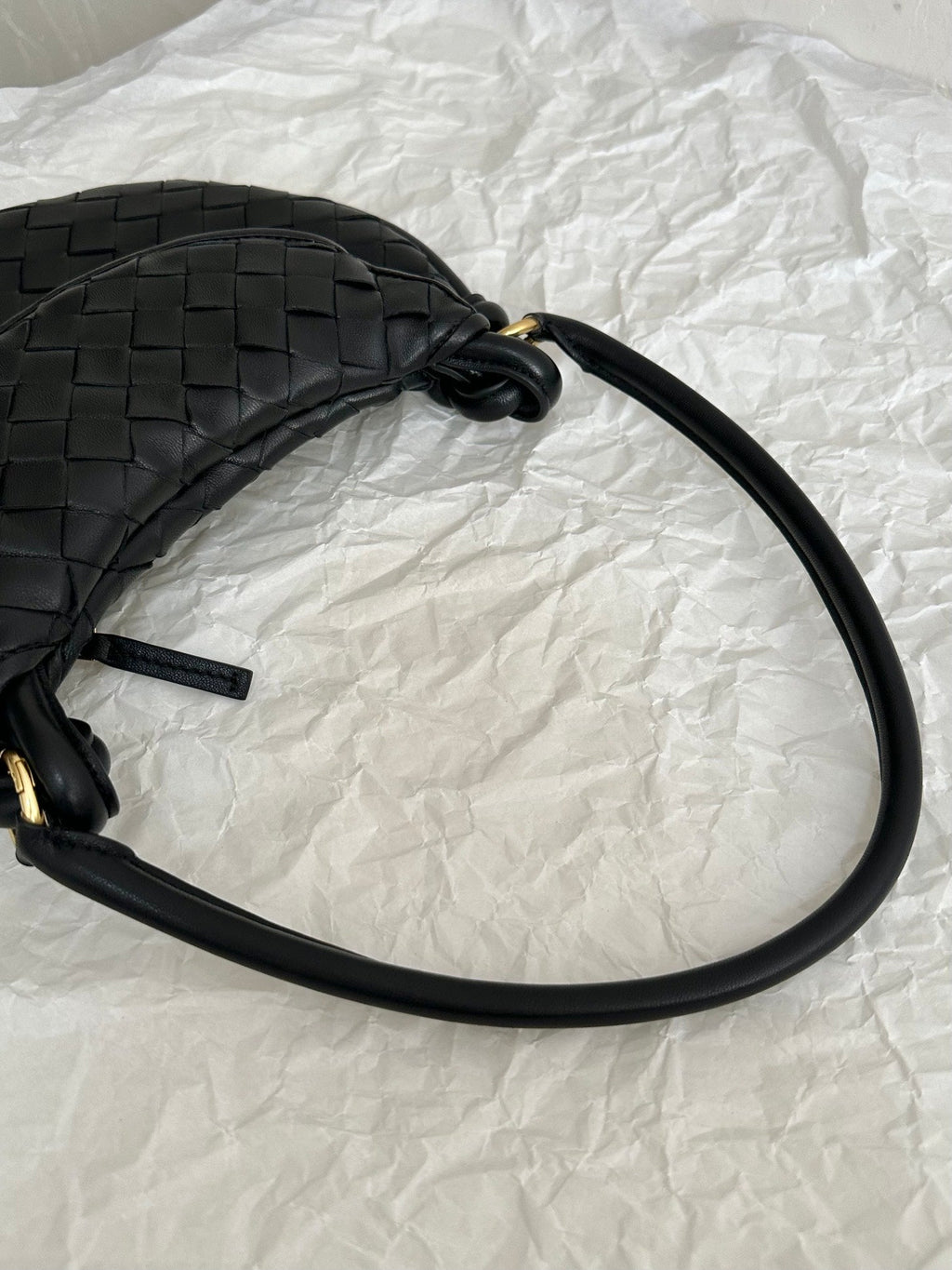 Bottega Veneta Bv Medium Gemelli 36cm Black Lambskin Leather Bag