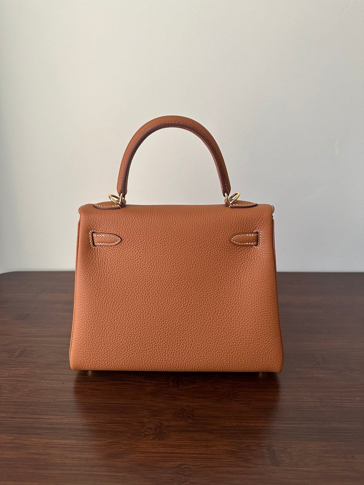 Hermes Kelly 25cm Gold Togo Gold Hardware Bag