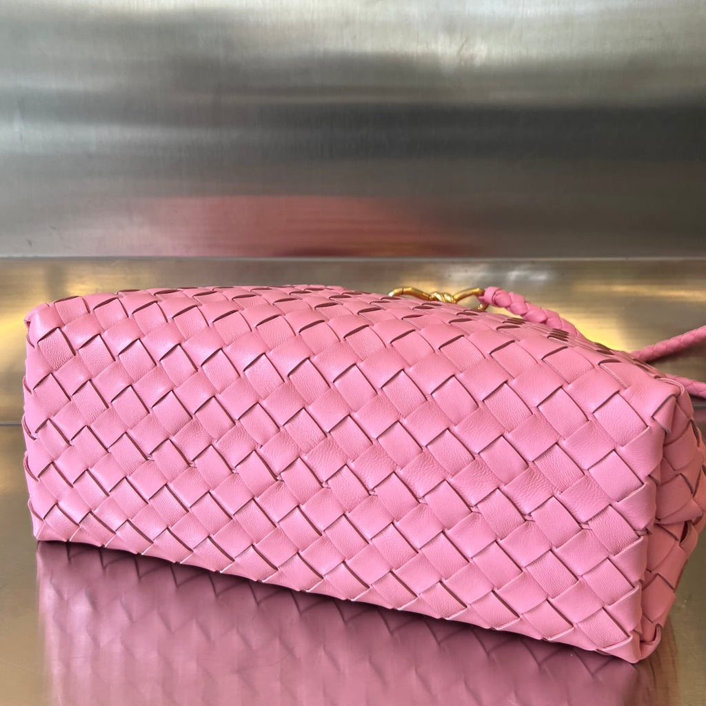 Bottega Veneta Medium Andiamo 32cm Pink Lambskin Bag