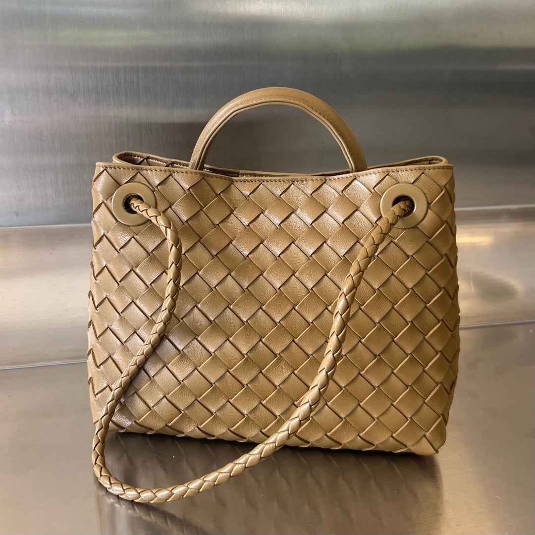 Bottega Veneta Small Andiamo 25cm Brown Lambskin Bag
