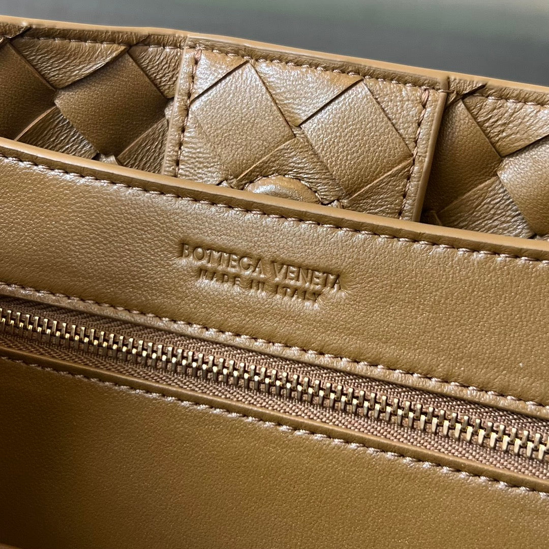 Bottega Veneta Small Andiamo 25cm Brown Lambskin Bag
