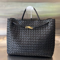 Bottega Veneta Large Andiamo 45cm Black Lambskin Bag