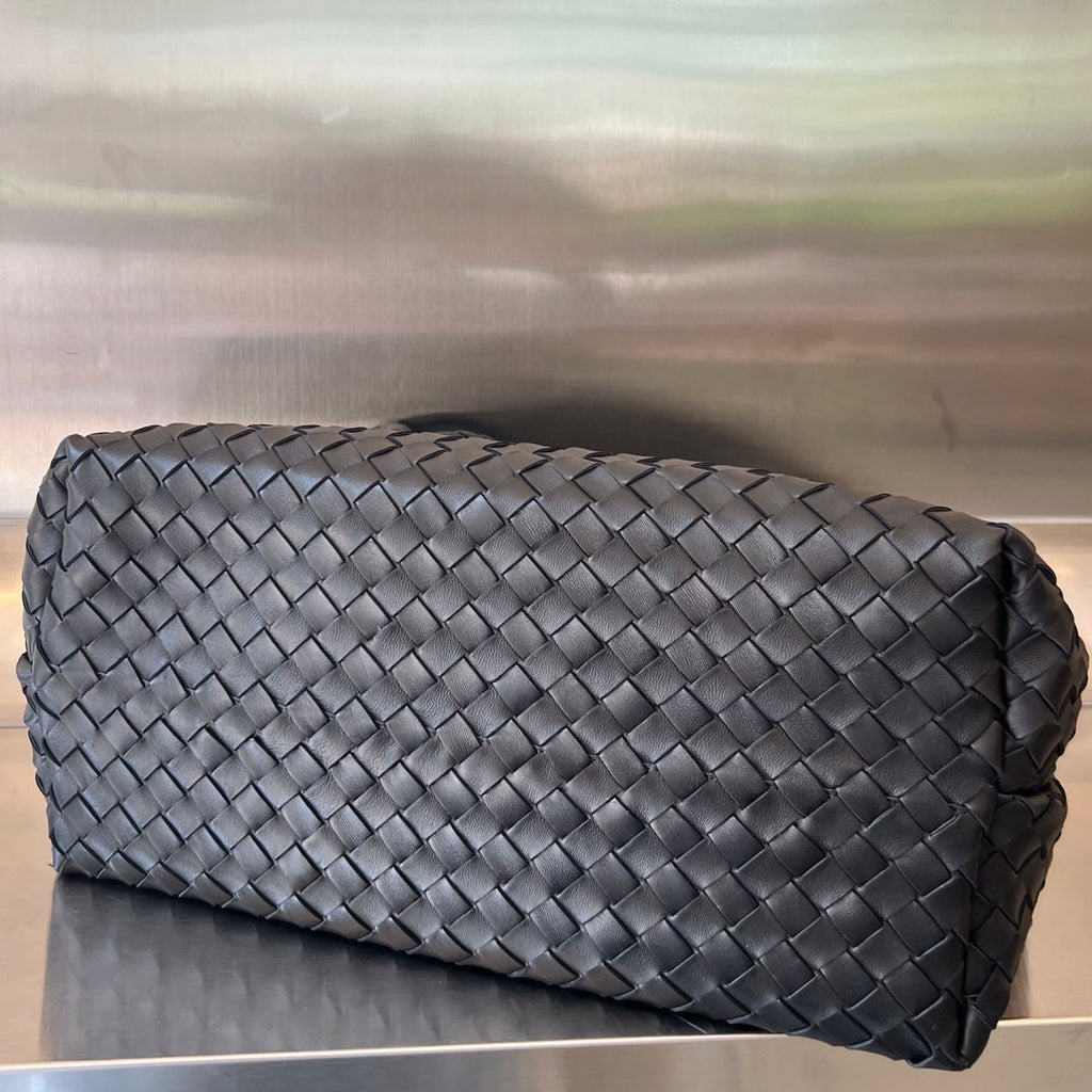 Bottega Veneta Large Andiamo 45cm Black Lambskin Bag