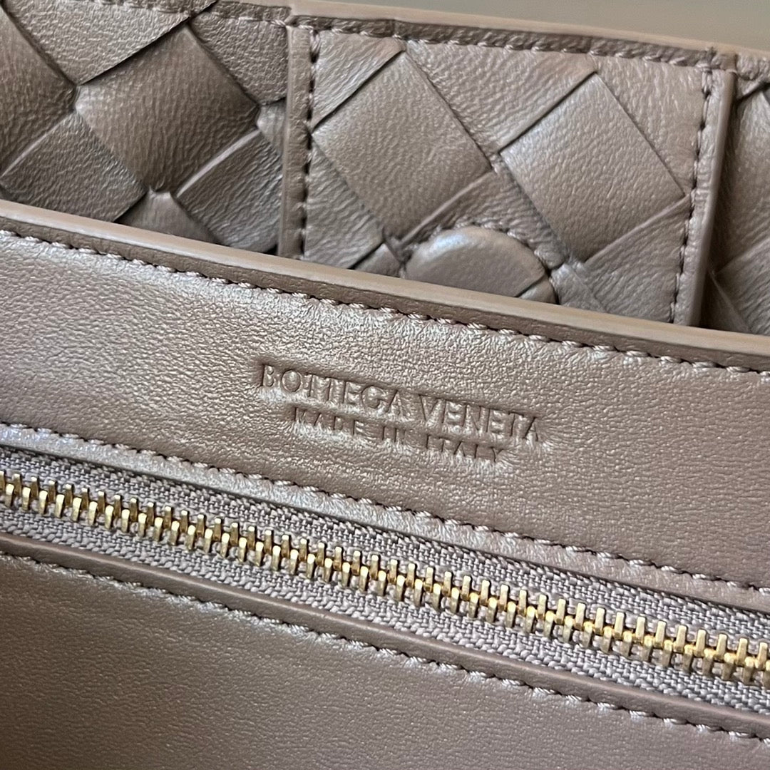 Bottega Veneta Small Andiamo 25cm Chocolate Lambskin Bag
