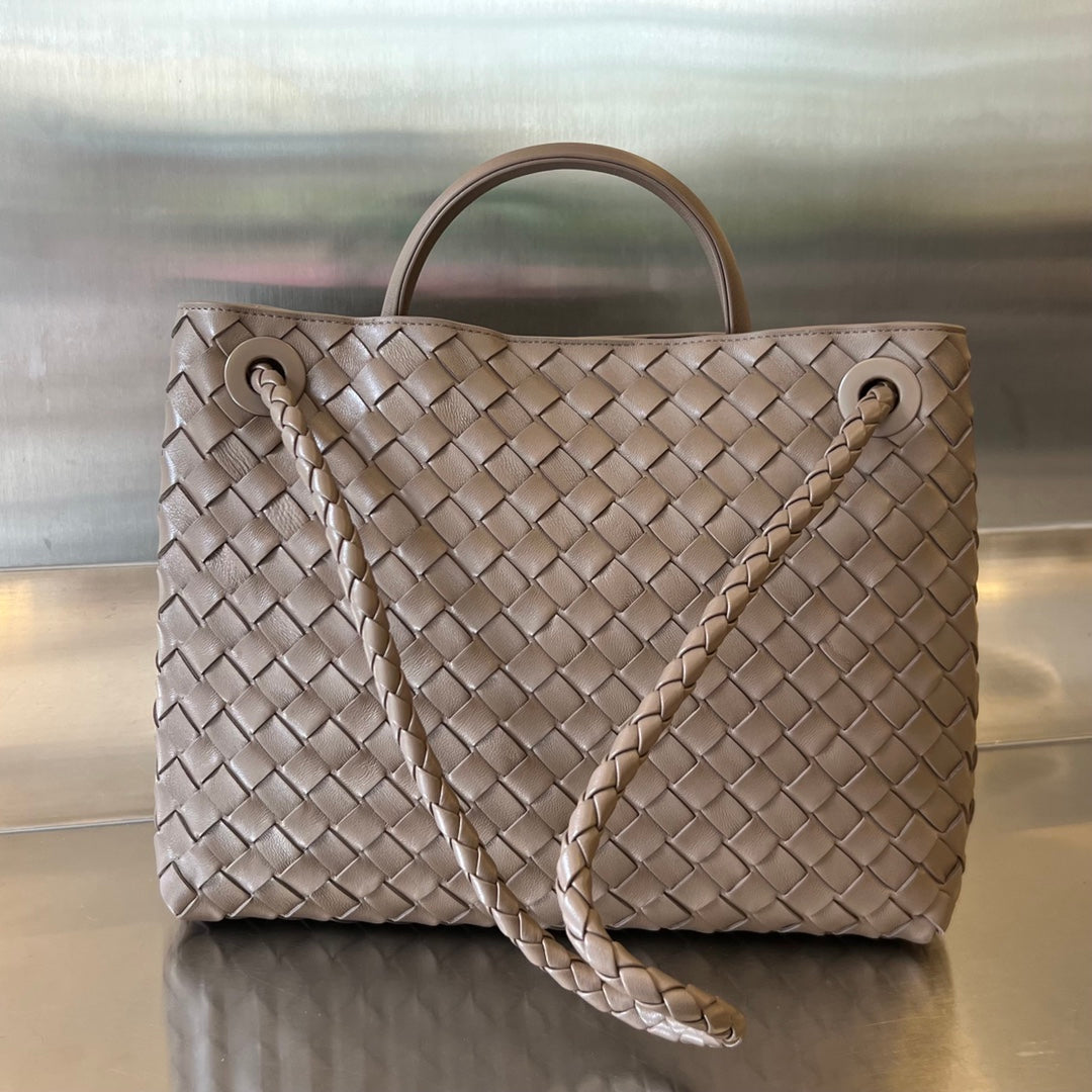 Bottega Veneta Medium Andiamo 32cm Chocolate Lambskin Bag