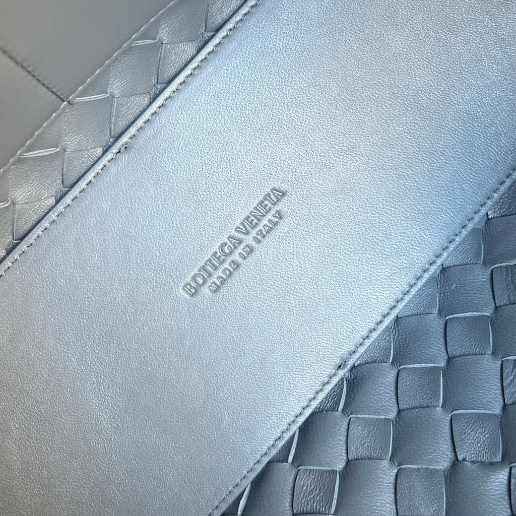 Bottega Veneta Medium Andiamo 32cm Dark Grey Lambskin Bag