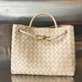 Bottega Veneta Medium Andiamo 32cm Beige Lambskin Bag