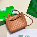Bottega Veneta Small Andiamo 25cm Gold Lambskin Bag