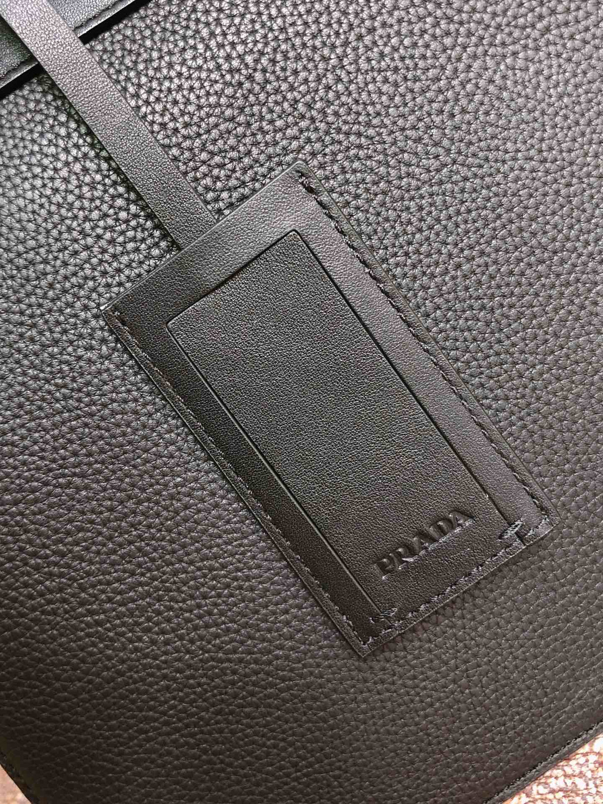 Prada Briefcase 40 in Black Grained Calfskin Bag