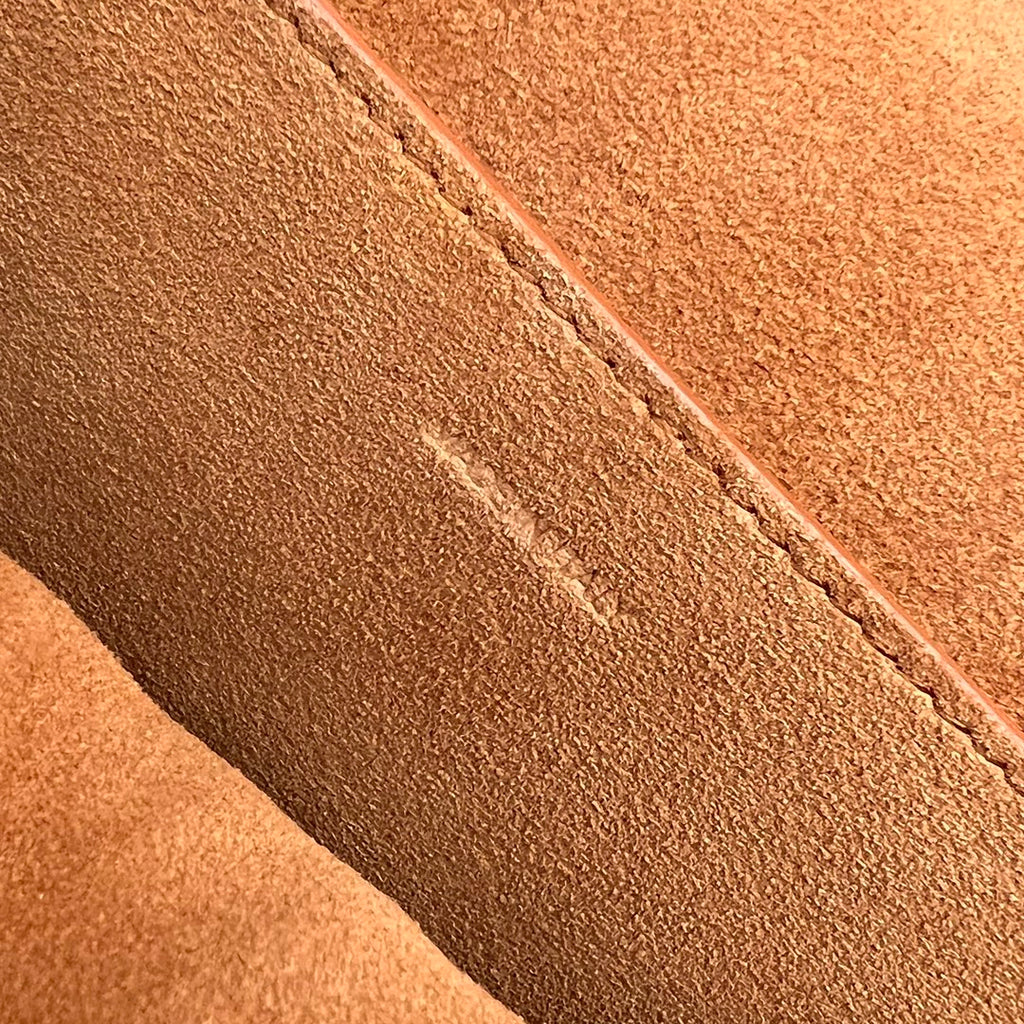 Celine Folco Cuir Triomphe 18 in Red Brown Calfskin Bag