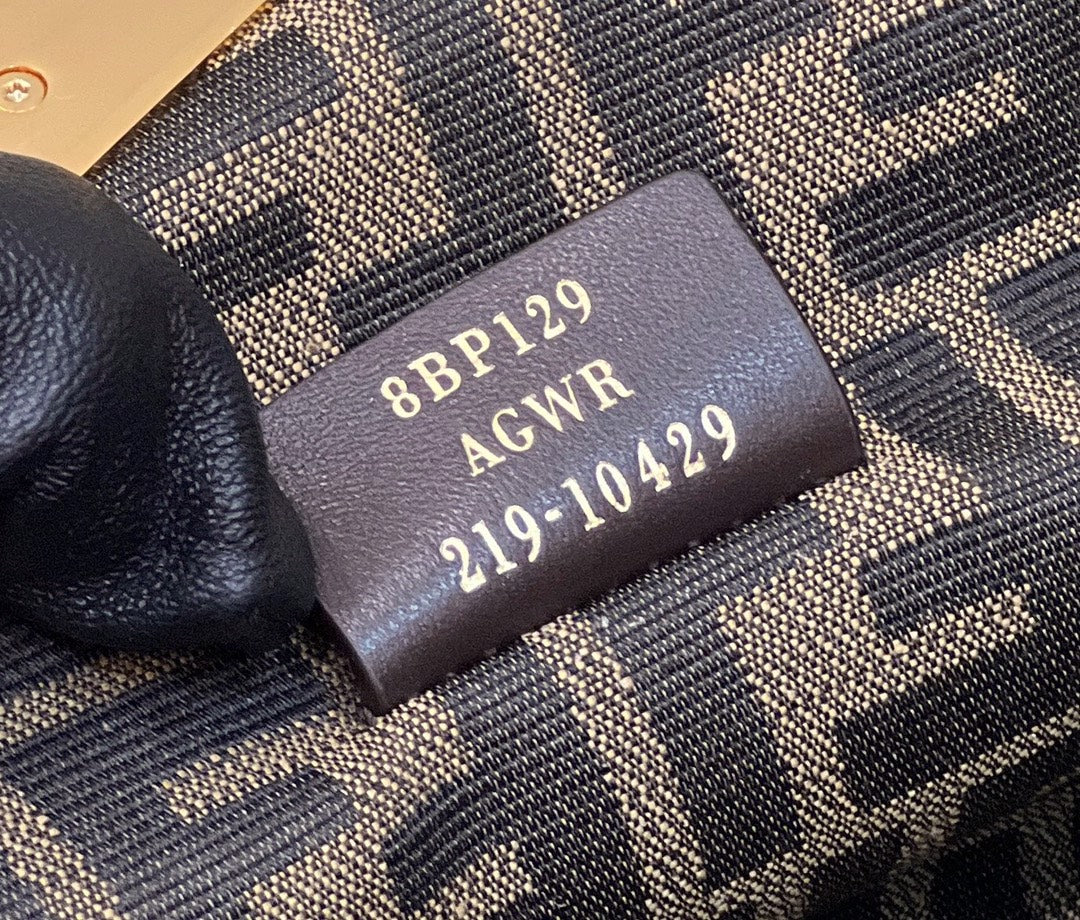 Fendi First Small 26 White Leather Bag with Exotic Details