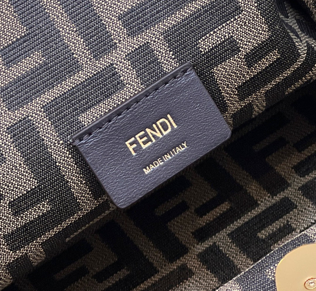 Fendi First Small 32 in White Nappa Leather Bag Gold Hardware