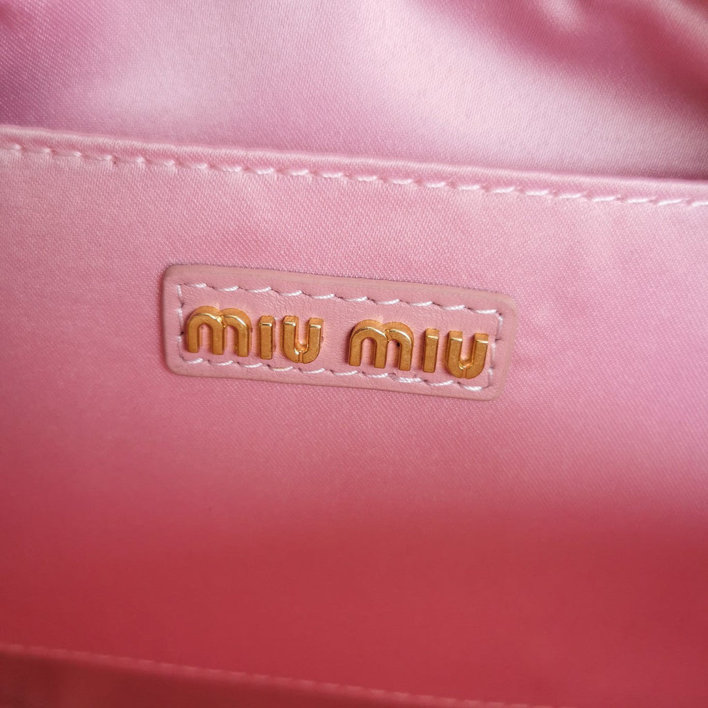 Arcadie Matelassé Nappa Small Bag 19 in Flamingo Pink Lambskin Gold Hardware