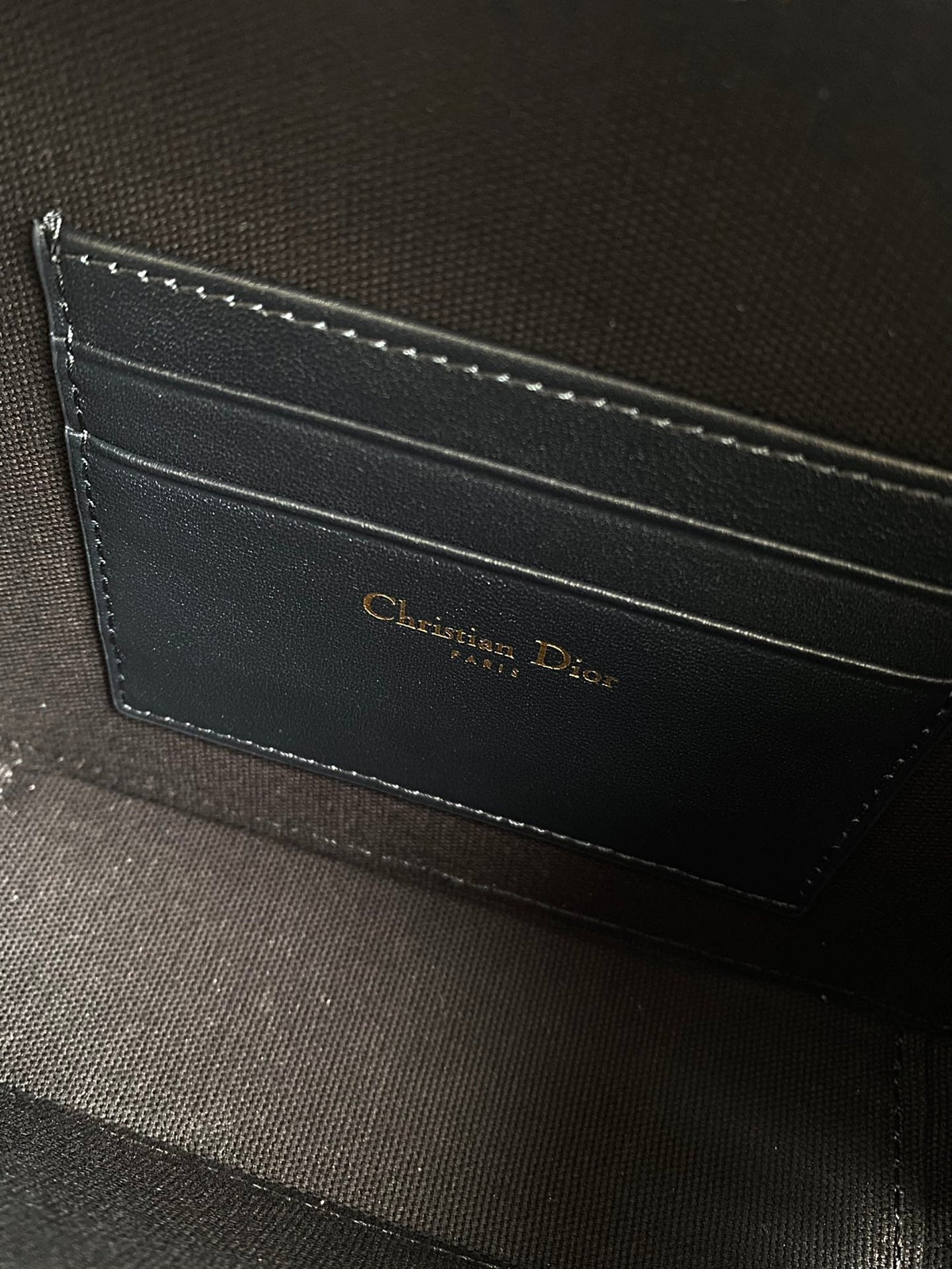 Dior Caro 18 Camera Bag in Blue Oblique Jacquard