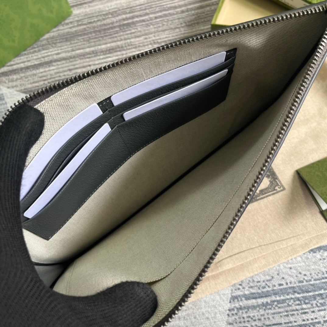Gucci Marmont 30 Handbag in Penter Grey Calfskin
