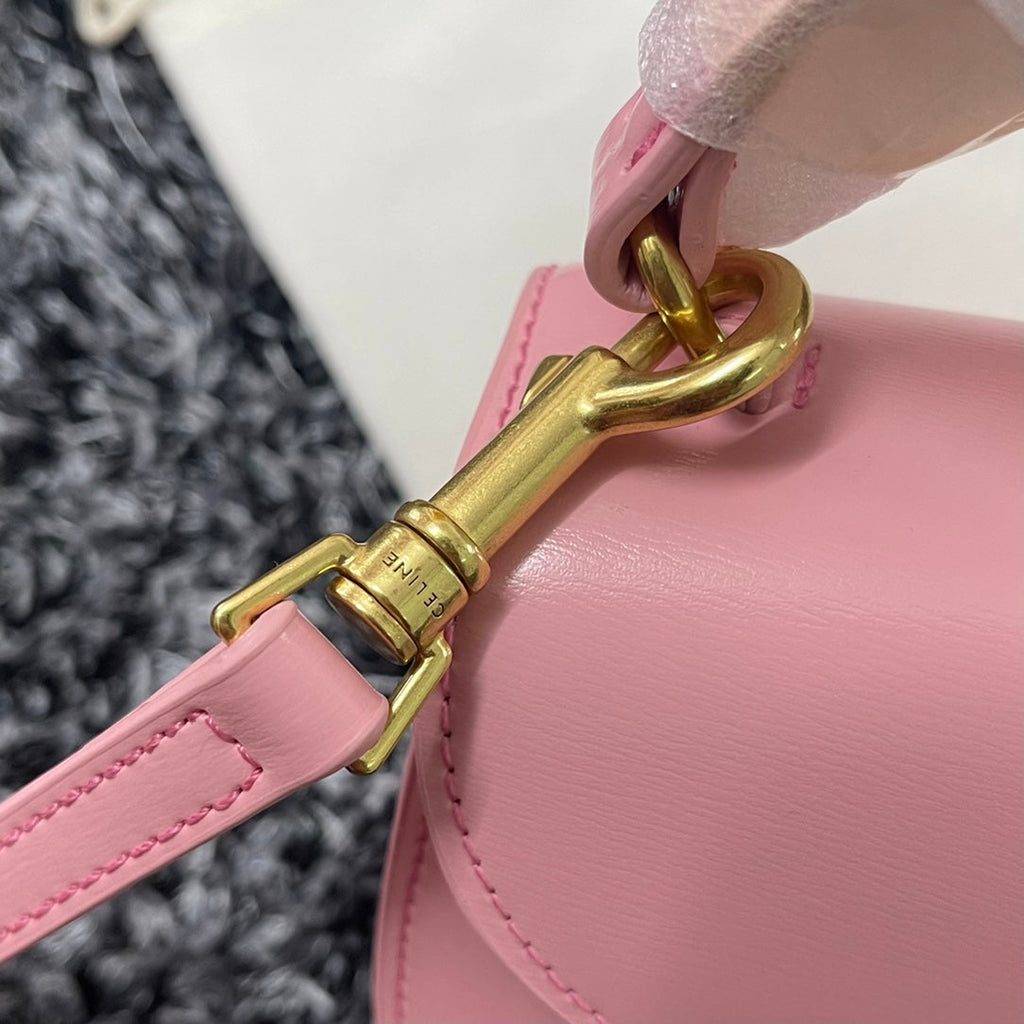 Celine Besace Triphome 17 Calfskin Pink Pastel Bag