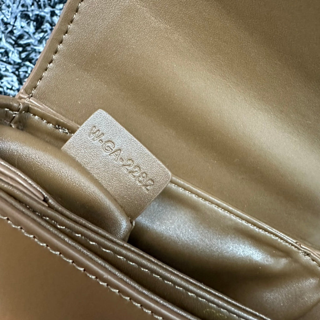 Celine Besace Triphome 17 Calfskin Caramel Brown Bag