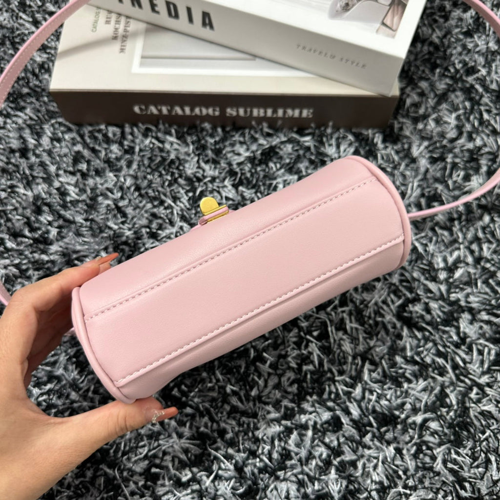 Celine Classic Mini 18 Pink Pastel Calfskin Bag