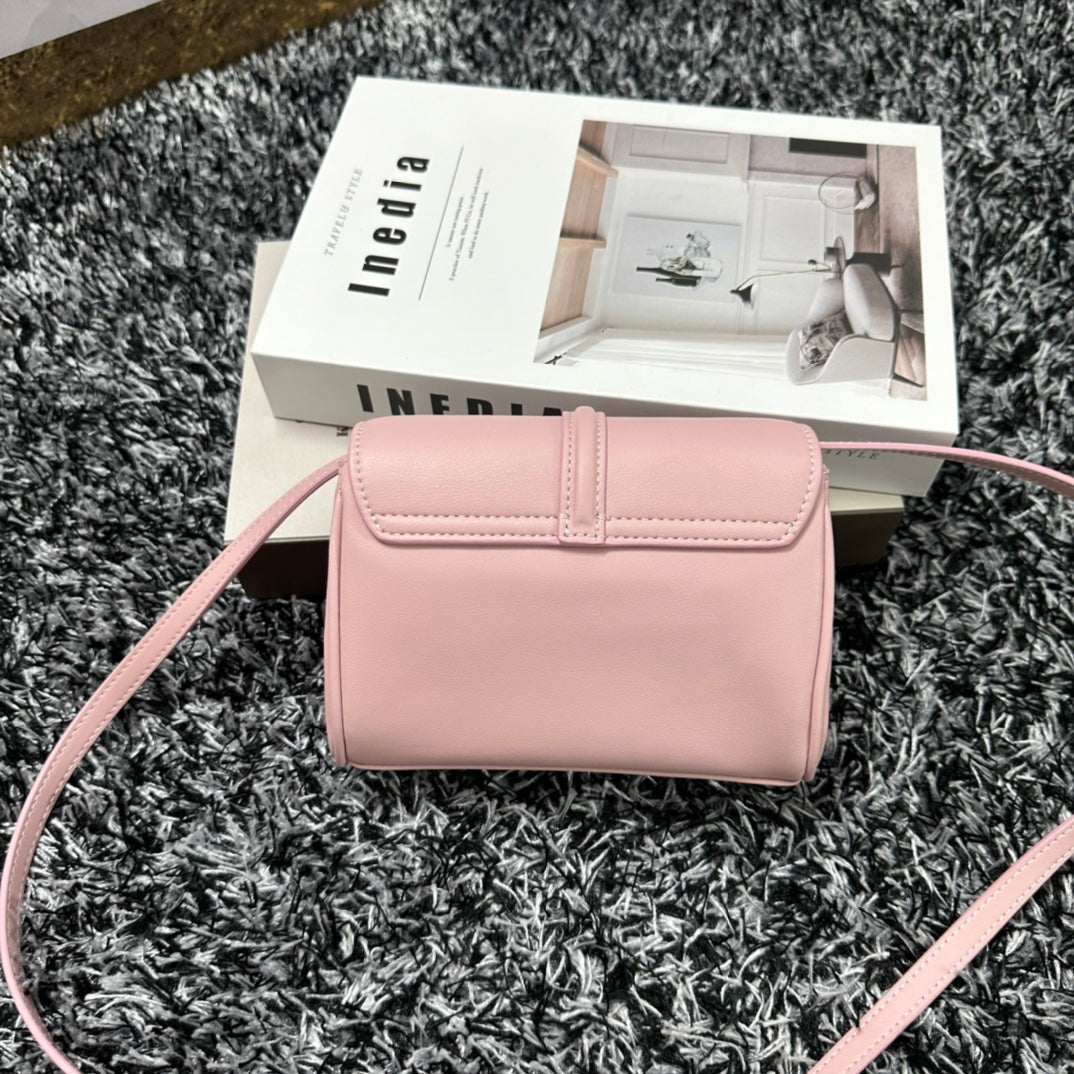 Celine Classic Mini 18 Pink Pastel Calfskin Bag