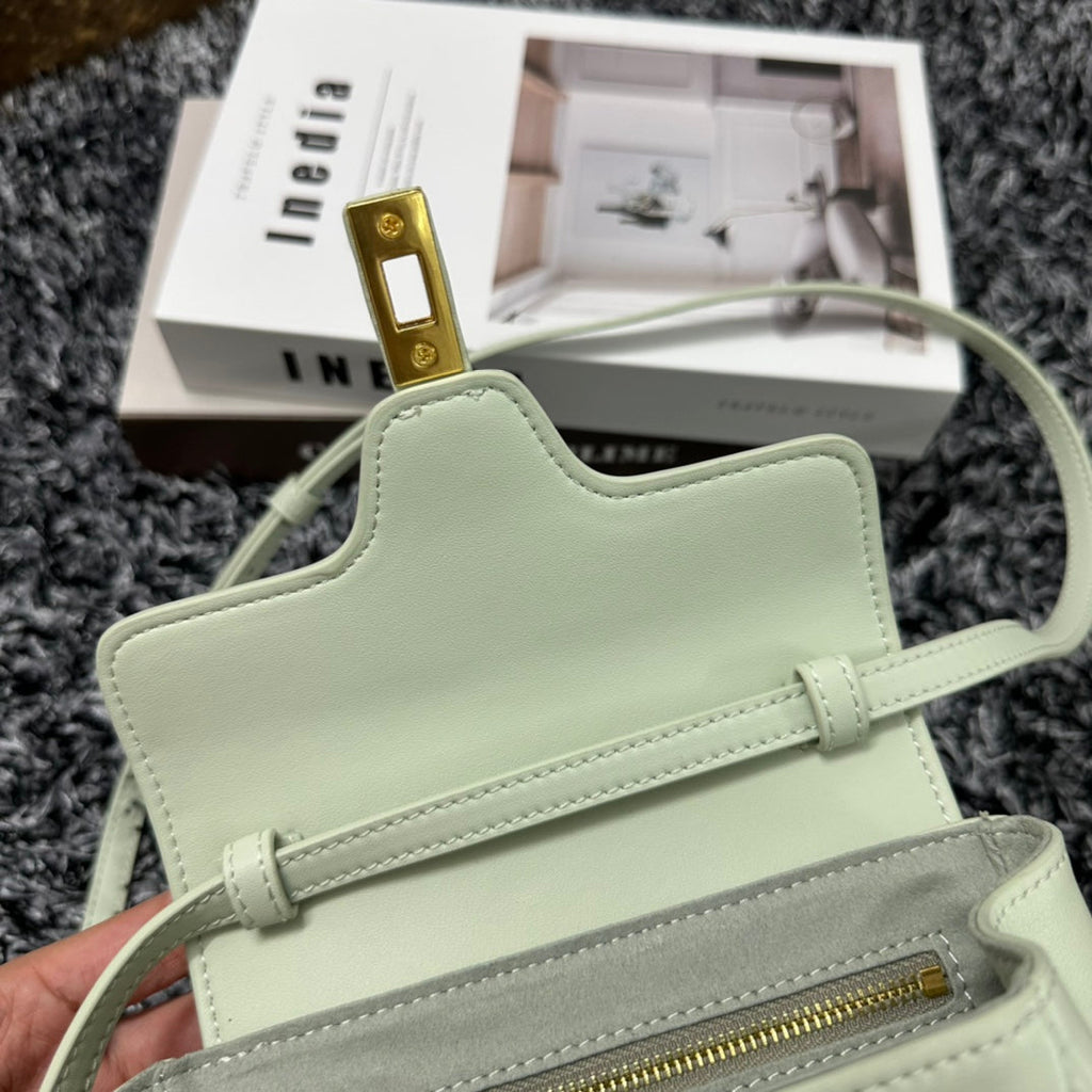 Celine Classic Mini 18 Green Mint Calfskin Bag