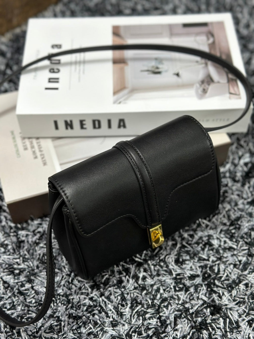 Celine Classic Mini 18 Black Calfskin Bag