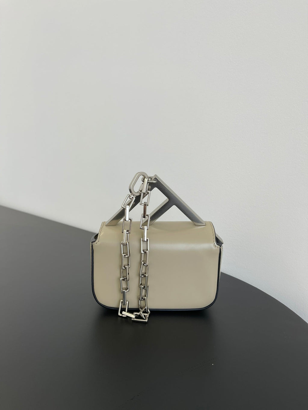 Fendi Mini First Sight 13 Bag in Tan Brown Calfskin with Silver Hardware