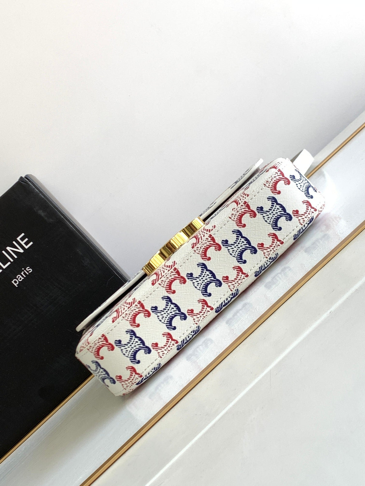 Celine Colorful Triphome 20 Cowhide Leather Bag