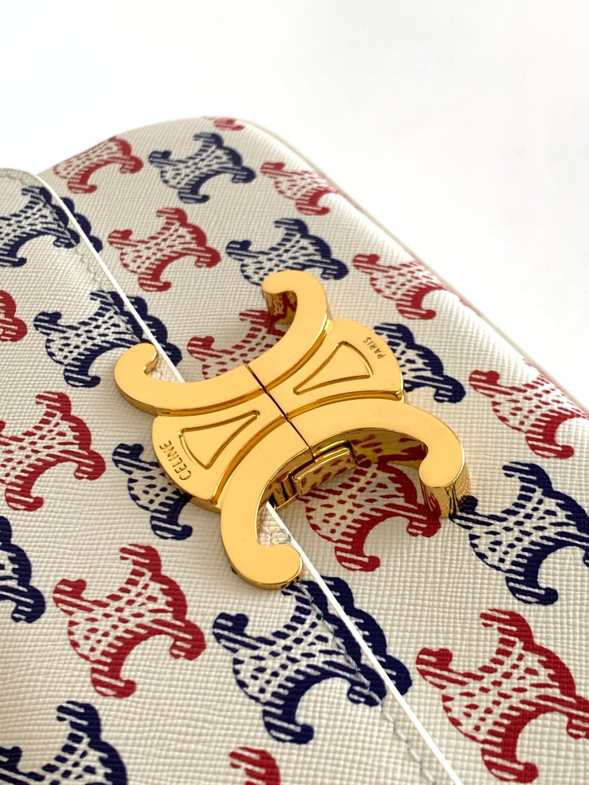 Celine Colorful Triphome 20 Cowhide Leather Bag