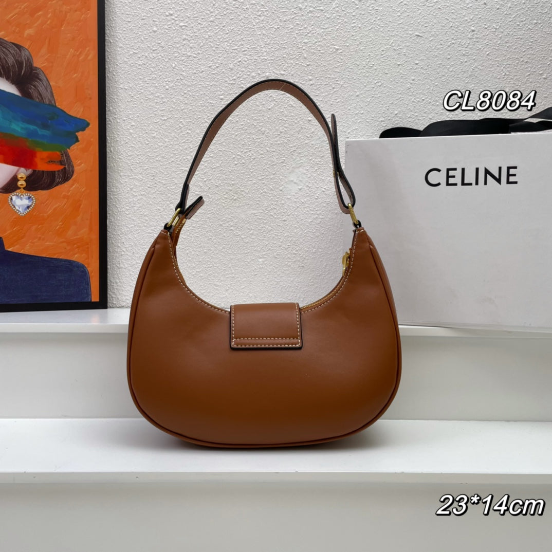 Celine 23 Calfskin Bag Tan Brown