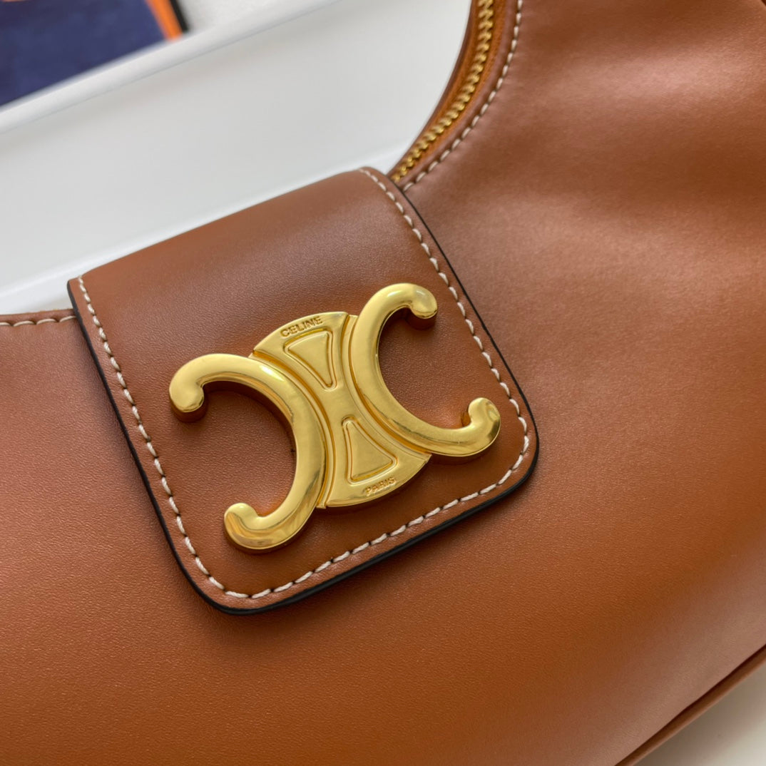 Celine 23 Calfskin Bag Tan Brown