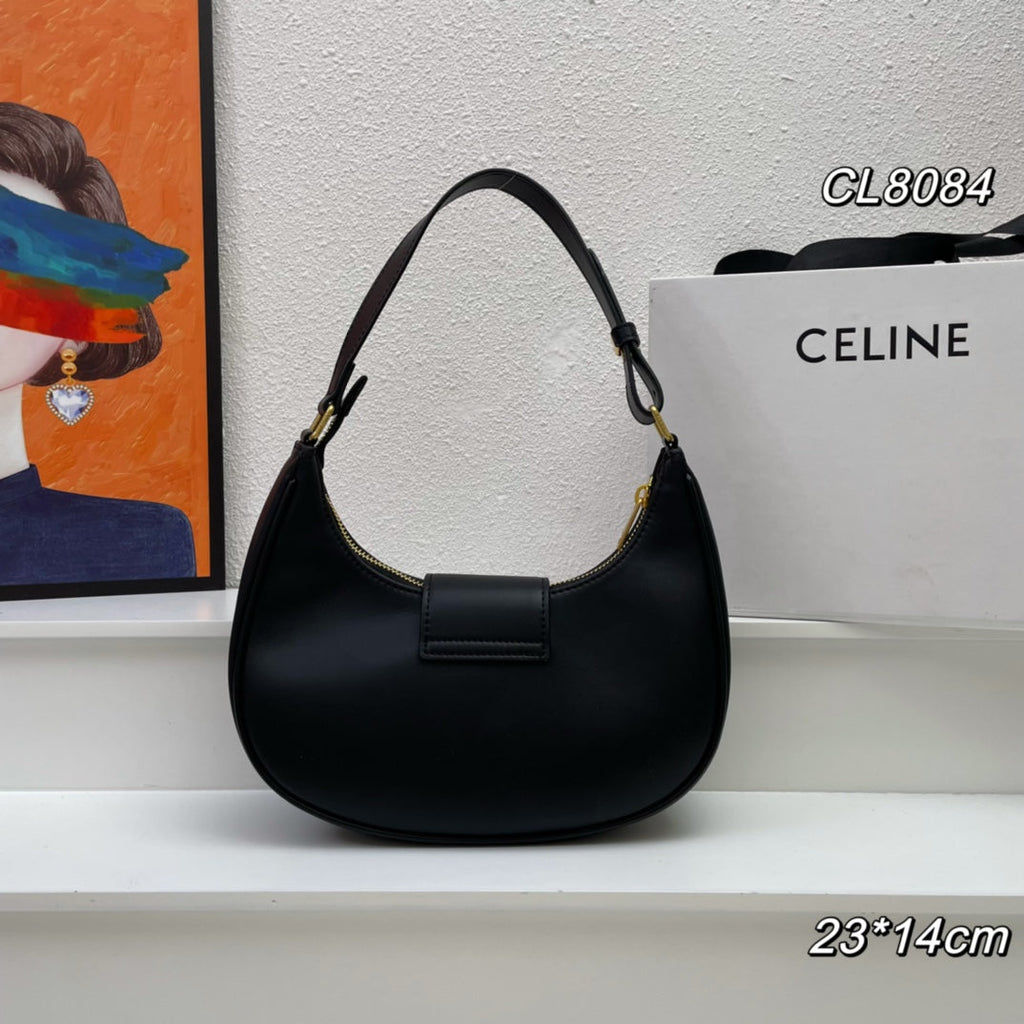 Celine 23 Calfskin Bag Black