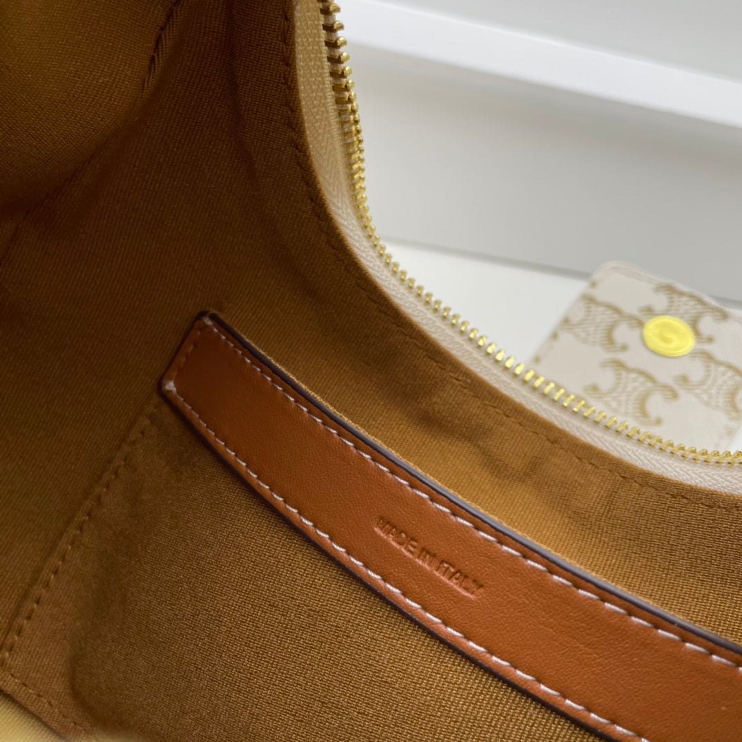 Celine 23 Calfskin Bag White Caro