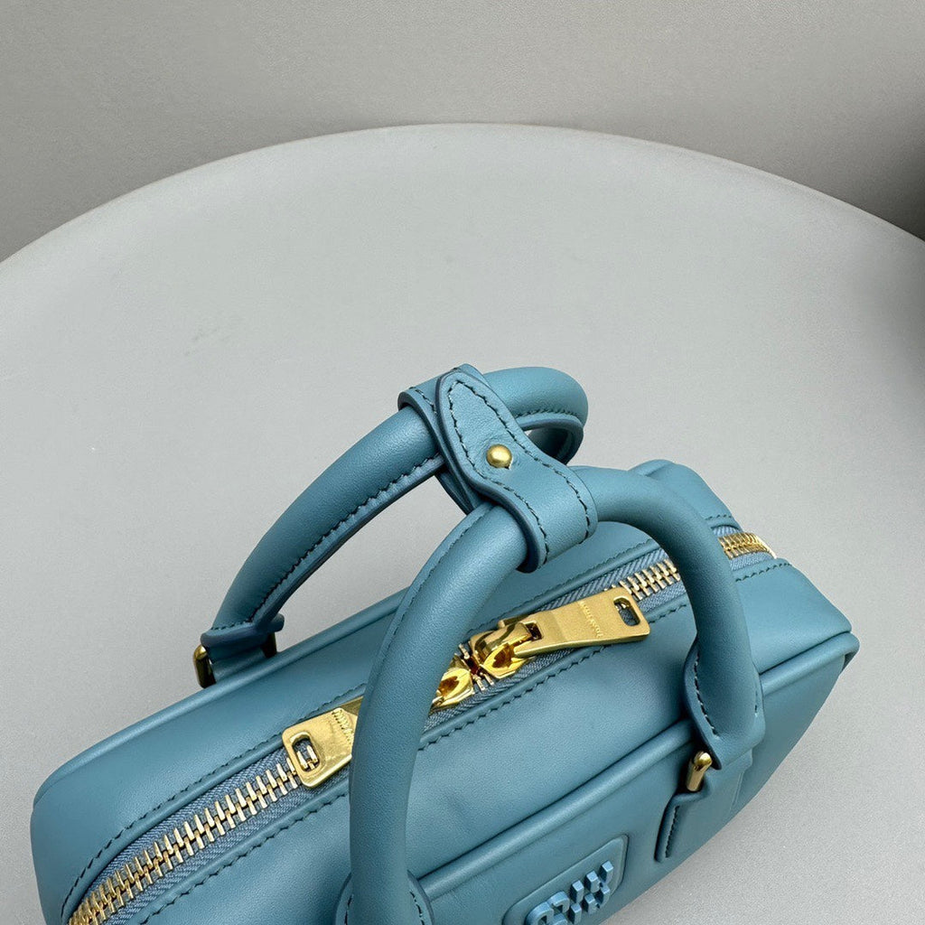 Arcadie Small 22 Bag in Blue Mint Calfskin