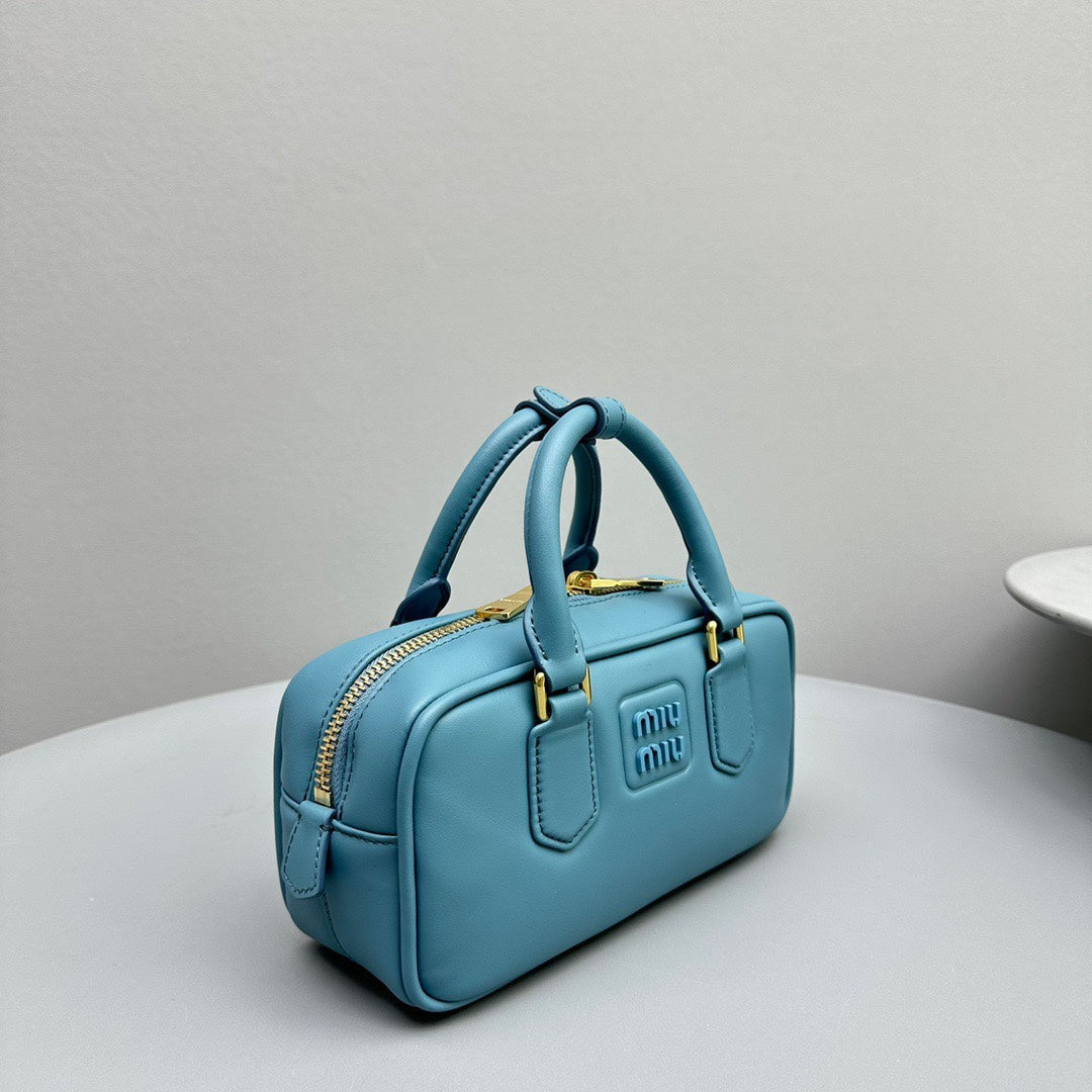 Arcadie Small 22 Bag in Blue Mint Calfskin