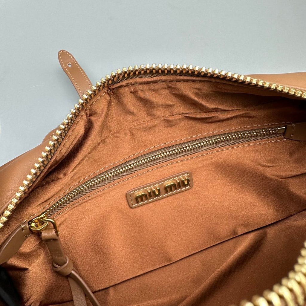 Arcadie Small 22 Bag in Cinnamon Brown Calfskin