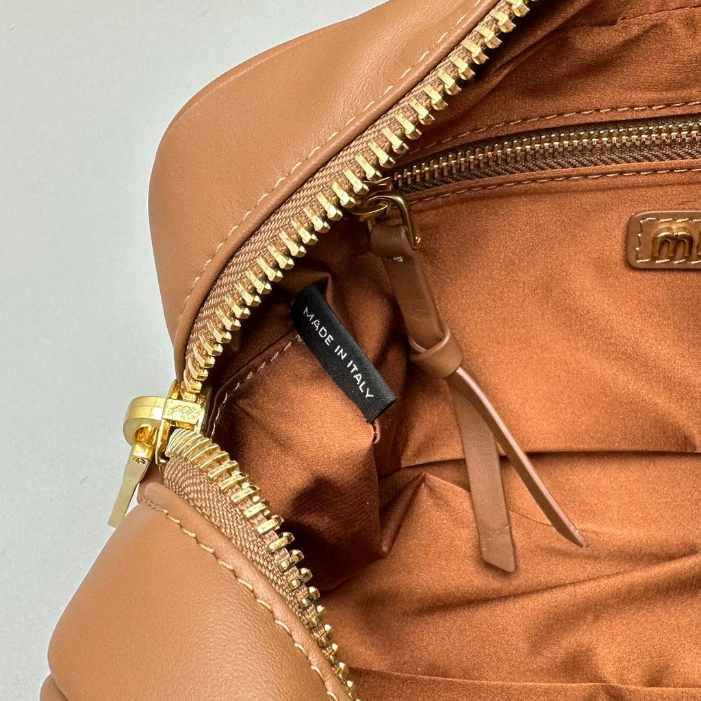 Arcadie Small 22 Bag in Cinnamon Brown Calfskin