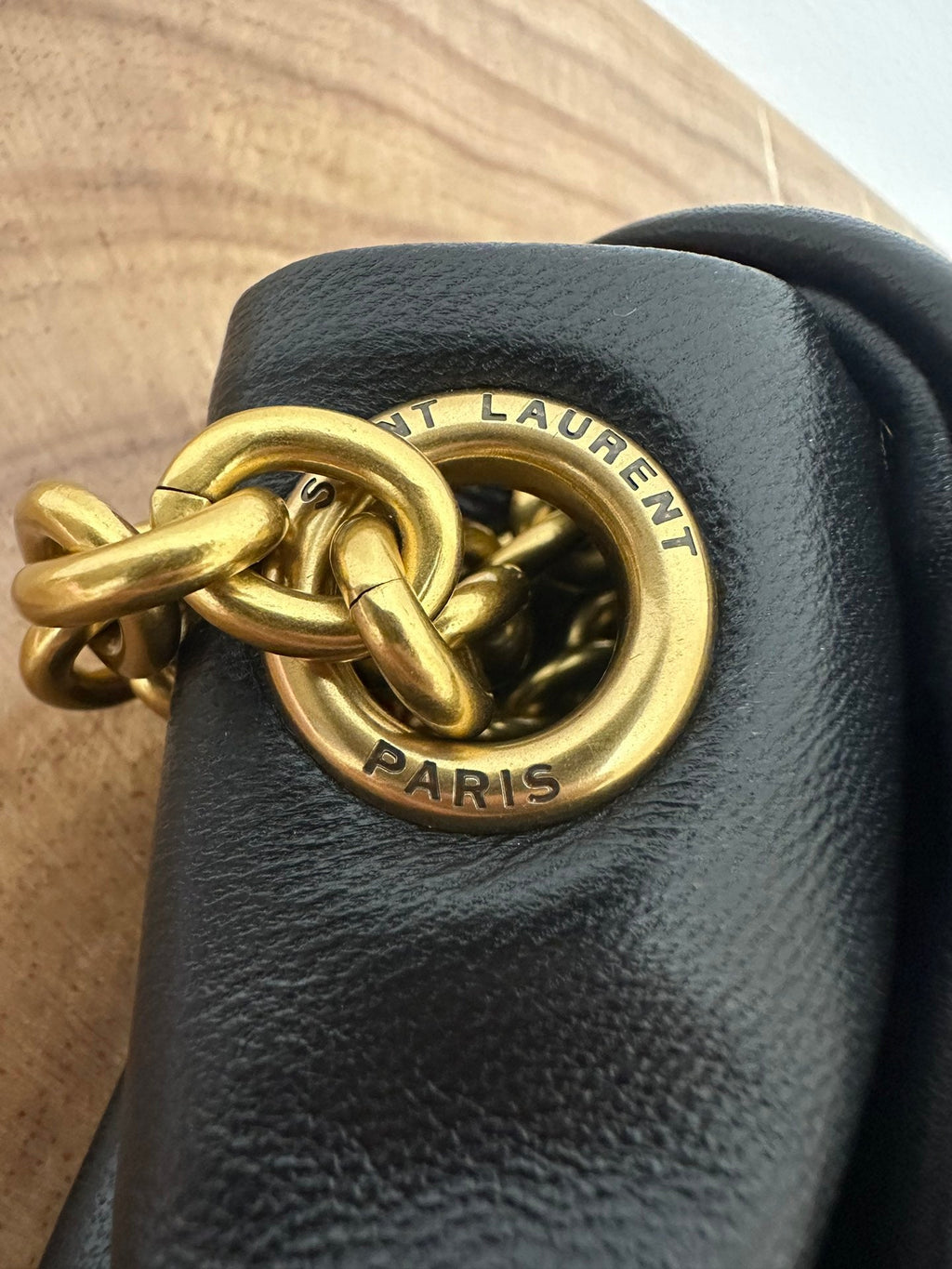 Saint Laurent Jamie 43 Large Lambskin Black Bag