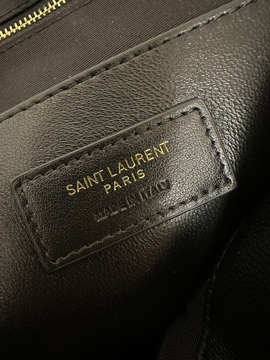 Saint Laurent Jamie 43 Large Lambskin Black Bag