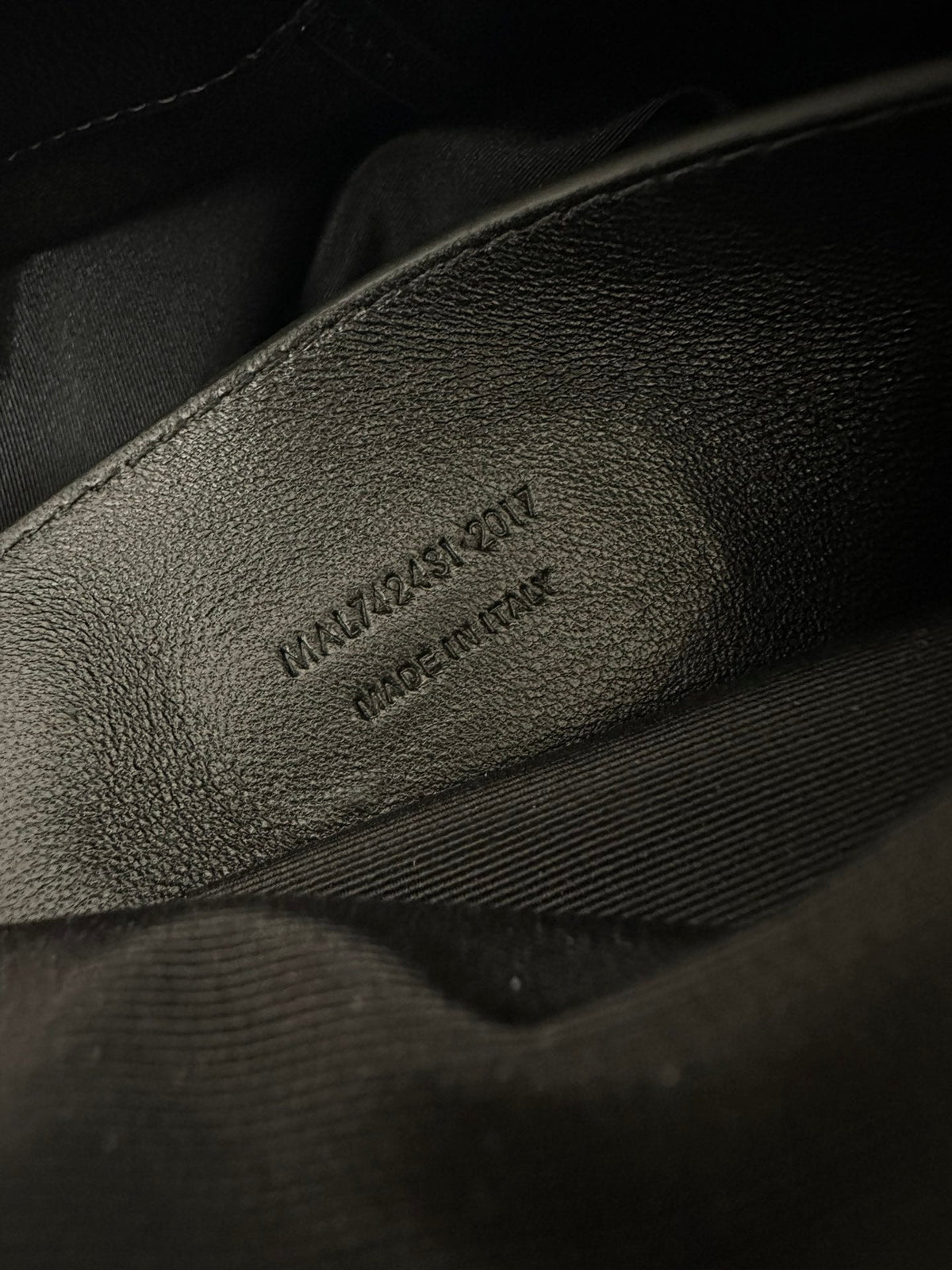 Saint Laurent Jamie 43 Large Lambskin Black Bag