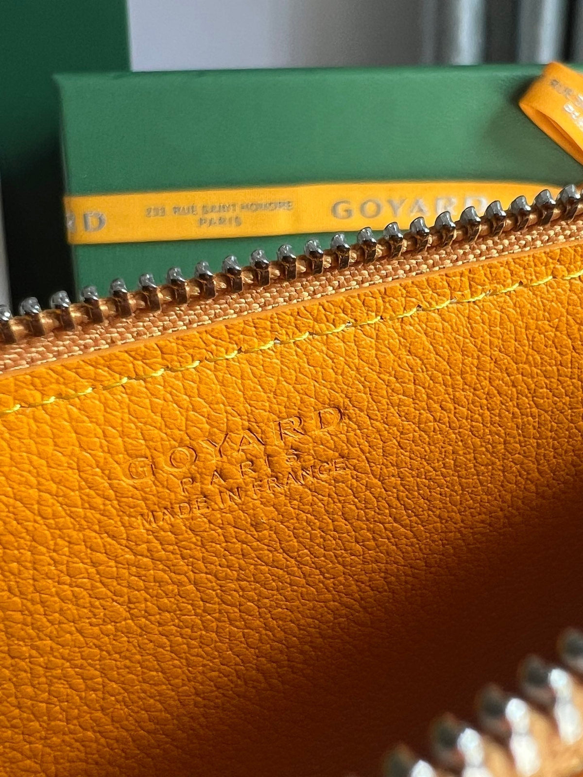Goyard Insert Louise 21 in Yellow Goyardine Canvas Bag