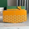 Goyard Insert Louise 21 in Yellow Goyardine Canvas Bag
