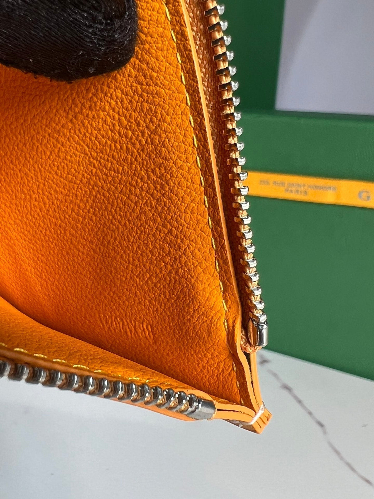 Goyard Insert Louise 21 in Yellow Goyardine Canvas Bag