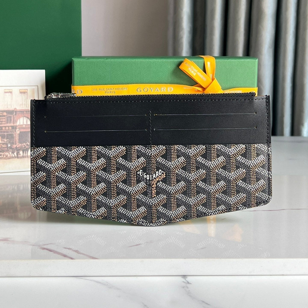 Goyard Insert Louise 21 in Black Goyardine Canvas Bag