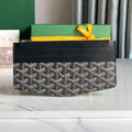 Goyard Insert Louise 21 in Black Goyardine Canvas Bag