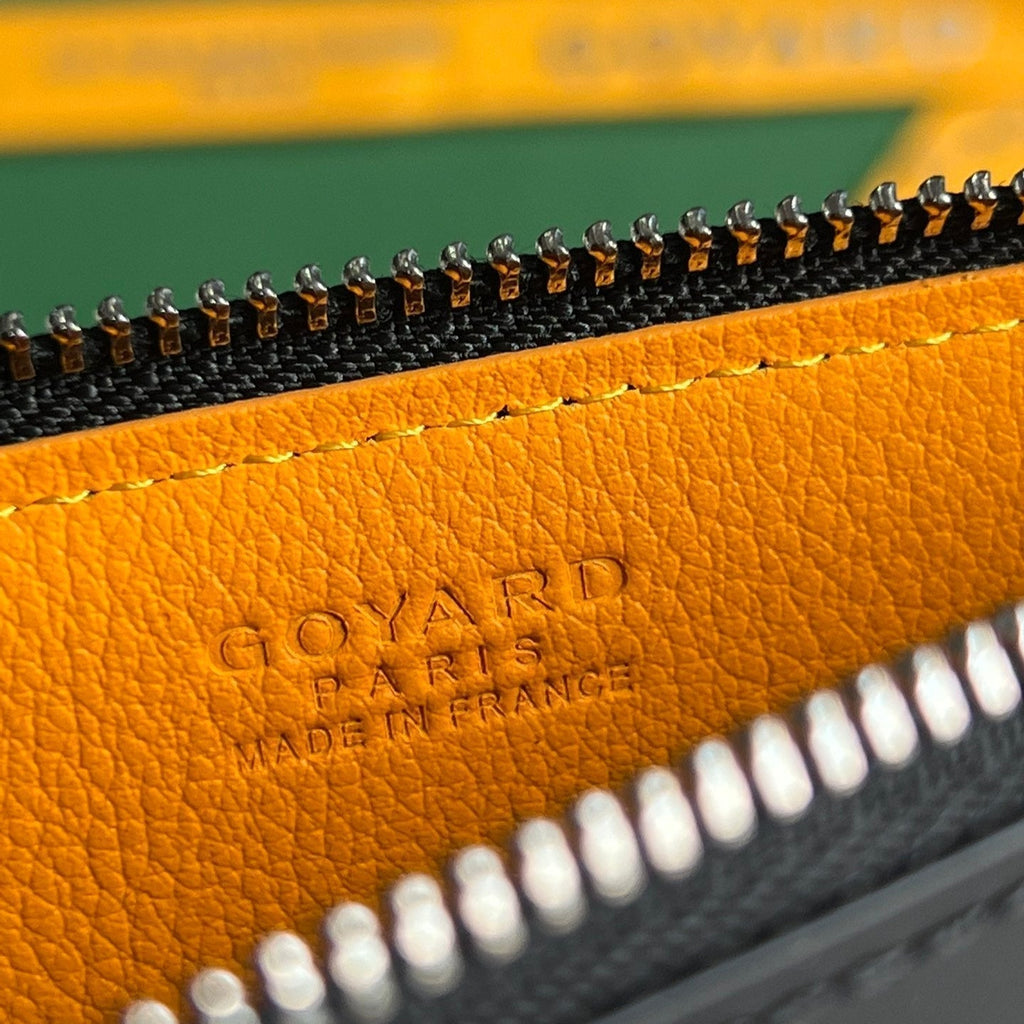 Goyard Insert Louise 21 in Black Goyardine Canvas Bag